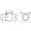 Клапан обратный канализационный коричневый Дн 160 б/нап с заслонкой из нерж стали, монтажным лючком HL 715
