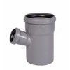 Тройник PP-H переходной серая HT HTEA Дн 110х90х45гр б/нап в/к Ostendorf 115230 — 10