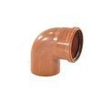 Отвод PP-B коричневый Дн 160х15гр б/нап в/к VALFEX 30104160, миниатюра — 5