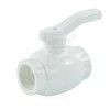 Кран шаровой PP-R белый Дн 20 внутренняя пайка RTP (РосТурПласт) 27603 — 2