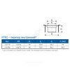 Переход PP-H внутренний серый HT HTRI Дн 110х75 б/нап для установки в раструб Ostendorf 115760 — 3