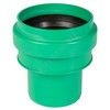 Переход PP-MD на гладкий конец керамической трубы зелёный KG2000 KG2000US Дн 110 б/нап в/к Ostendorf 777380, миниатюра — 2