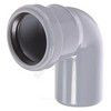 Отвод PP-H серый Дн 110х87гр б/нап в/к RTP (РосТурПласт) 36670, миниатюра — 3