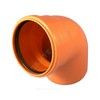 Отвод НПВХ коричневый Дн 110х87гр б/нап в/к Агригазполимер — 6