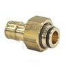 Соединитель для PE-X труб радиальный латунь Дн 16х1/2" под конус с накидной гайкой РОС — 1