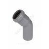 Отвод PP-H серый HT HTB Дн 50х45гр б/нап в/к Ostendorf 112120, миниатюра — 0