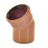 Отвод НПВХ коричневый Дн 110х30гр б/нап в/к Агригазполимер — 7