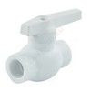 Кран шаровой PP-R белый Дн 40 внутренняя пайка VALFEX 10144040, миниатюра — 2