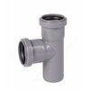 Тройник PP-H серая HT HTEA Дн 50х50х87гр б/нап в/к Ostendorf 112400, миниатюра — 3