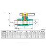 Кран шаровой PP-R белый Дн 25х3/4" Ру25 НР VALFEX 10144225, миниатюра — 3