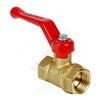 Кран шаровой латунь 11Б27фт1М Ду 20 Ру40 ВР рычаг красный VALFEX VF.214.LR1.034.N/P59 — 2