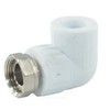 Угольник PP-R комбинированный белый Дн 25х3/4" с накидной гайкой VALFEX 10138025