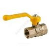 Кран шаровой латунь газ Стандарт 220 аналог 11б27п1 Ду 20 Ру16 ВР полнопроходной рычаг ГАЛЛОП 116024 — 5