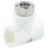 Тройник PP-R комбинированный белый Дн 32х1 1/4" с накидной гайкой RTP (РосТурПласт) 17065
