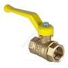 Кран шаровой латунь газ 11Б27фтМ Ду 40 Ру25 ВР рычаг желтый VALFEX VF.271.LR3.112.N/P59 — 1