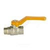 Кран шаровой латунь газ Стандарт Ду 20 Ру40 ВР/НР полнопроходной рычаг Dist 422Р, миниатюра — 11