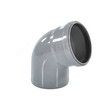 Отвод PP-H серый Дн 110х67гр б/нап в/к VALFEX 20132110 — 1
