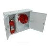 Шкаф пожарный навесной закрытый ШП-КО-315 НЗБ с замком 650х840х230 белый Балтика Балтика-01 — 2
