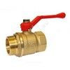 Кран шаровой латунь Стандарт 221 аналог 11б27п1 Ду 25 Ру40 ВР/НР рычаг красный ГАЛЛОП 107156 — 2