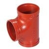 Тройник равносторонний под муфту грувлок ковкий чугун XGQT07 Ду100 (Дн108) Ру25 JIANZHI, миниатюра — 1