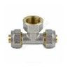 Тройник МП латунь никель обжим Дн 26х1"х26 ВР ГОСТ 32415-2013 7013 Aquasfera 7013-04