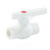 Кран шаровой PP-R белый Дн 20 внутренняя пайка OPTIMA VALFEX VALF 10145020, миниатюра — 2