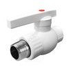 Кран шаровой PP-R белый Дн 32х1" НР VALFEX 10144232, миниатюра — 1