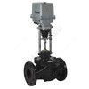 Клапан запорно-регулирующий чугун КЗР 25ч945п односедельный Ду 125 Ру16 фл Kvs=250м3/ч с эл/приводом 3-х позиционным ST1 230В Арма-Пром — 1