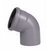 Отвод PP-H серый HT HTB Дн 110х67гр б/нап в/к Ostendorf 115130 — 1