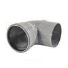 Отвод PP-H с выходом фронтально-тыльный серый Дн 110х50х87гр б/нап в/к VALFEX 23124150 — 2