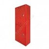 Шкаф пожарный навесной закрытый ШПК 320-21 НЗК универсальный с замком 1265х520х230 красный ФАЭКС