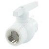 Кран шаровой PP-R комбинированный белый Дн 20х1/2" Ру25 ВР VALFEX 10142012, миниатюра — 0