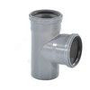 Тройник PP-H серый Дн 32х32х87гр б/нап в/к VALFEX 24032032, миниатюра — 6