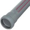 Труба PP-H с раструбом серая HT HTEM Дн 40х1,8 б/нап L=0,25м в/к Ostendorf 111010, миниатюра — 1