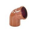 Отвод НПВХ коричневый Дн 125х67гр б/нап в/к KGB Ostendorf 221230, миниатюра — 0