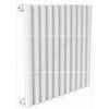 Радиатор трубчатый Гармония А40 2-300 32 секции с т/клапаном с нижней подводкой ВР G 1/2" с кронштейнами RAL 9016 (Белый) КЗТО
