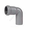 Отвод PP-H серый HT HTB Дн 32х87гр б/нап в/к Ostendorf 110140 — 2