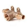 Тройник для PE-X труб аксиальный бронза Дн 20х1/2"х20 ВР с креплением RX+ Rehau 14562943001