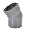 Отвод НПВХ серый Дн 110х30гр б/нап в/к ТУ 6-49-33-92 Агригазполимер, миниатюра — 3