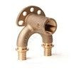 Водорозетка для PE-X труб аксиальная бронза Дн 16х1/2" ВР короткая RX+ Рехау 14564033001