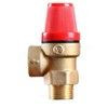 Клапан предохранительный угловой латунь Ду 15х20 Ру16 НР/ВР G1/2"хG3/4" Рср=6бар Benarmo — 1