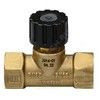 Клапан балансировочный ручной латунь 2014 Ду 32 G1 1/4" Ру16 Тмакс=120 оС ВР Kvs=6.3м3/ч без ниппелей EURO Aquasfera 2014-04, миниатюра — 3