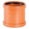 Муфта НПВХ ремонтная коричневая Дн 200 б/нап в/к 2481180, миниатюра — 1