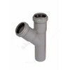 Тройник PP-H серая HT HTEA Дн 50х40х67гр б/нап в/к Ostendorf 112310 — 2