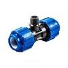 Тройник компрессионный ПЭ Дн 25х3/4"х25 НР Ру16 ТПК-АКВА 51253425
