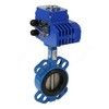 Затвор дисковый поворотный чугун 2011A Ду 50 Ру16 межфл с электроприводом Q-030 380В диск нерж манжета EPDM Benarmo — 2