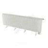 Радиатор трубчатый напольный РС 3-500 28 секций с боковой подводкой нв ВР G 1/2" с кронштейнами RAL 9016 (Белый) КЗТО РС35002812 — 1
