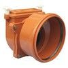 Клапан обратный канализационный коричневый Дн 200 б/нап с заслонкой из нерж стали, монтажным лючком HL 720.0, миниатюра — 0