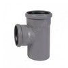 Тройник PP-H переходной серая HT HTEA Дн 110х90х45гр б/нап в/к Ostendorf 115230, миниатюра — 12