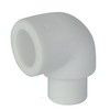 Угольник PP-R белый Дн 25х90гр Ру25 внутр/наруж пайка RTP (РосТурПласт) 19770 — 2